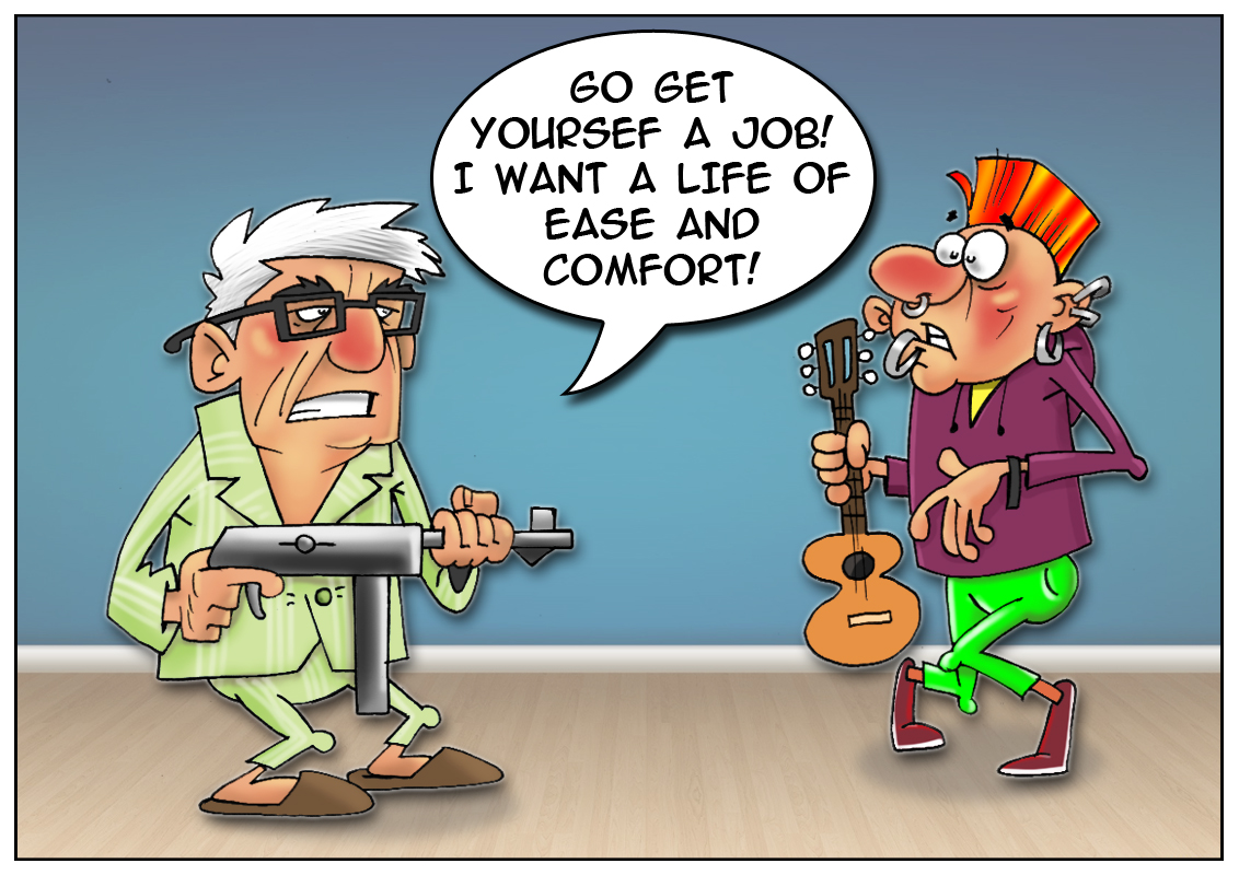 Martial relations: first taxes, then family dinner 