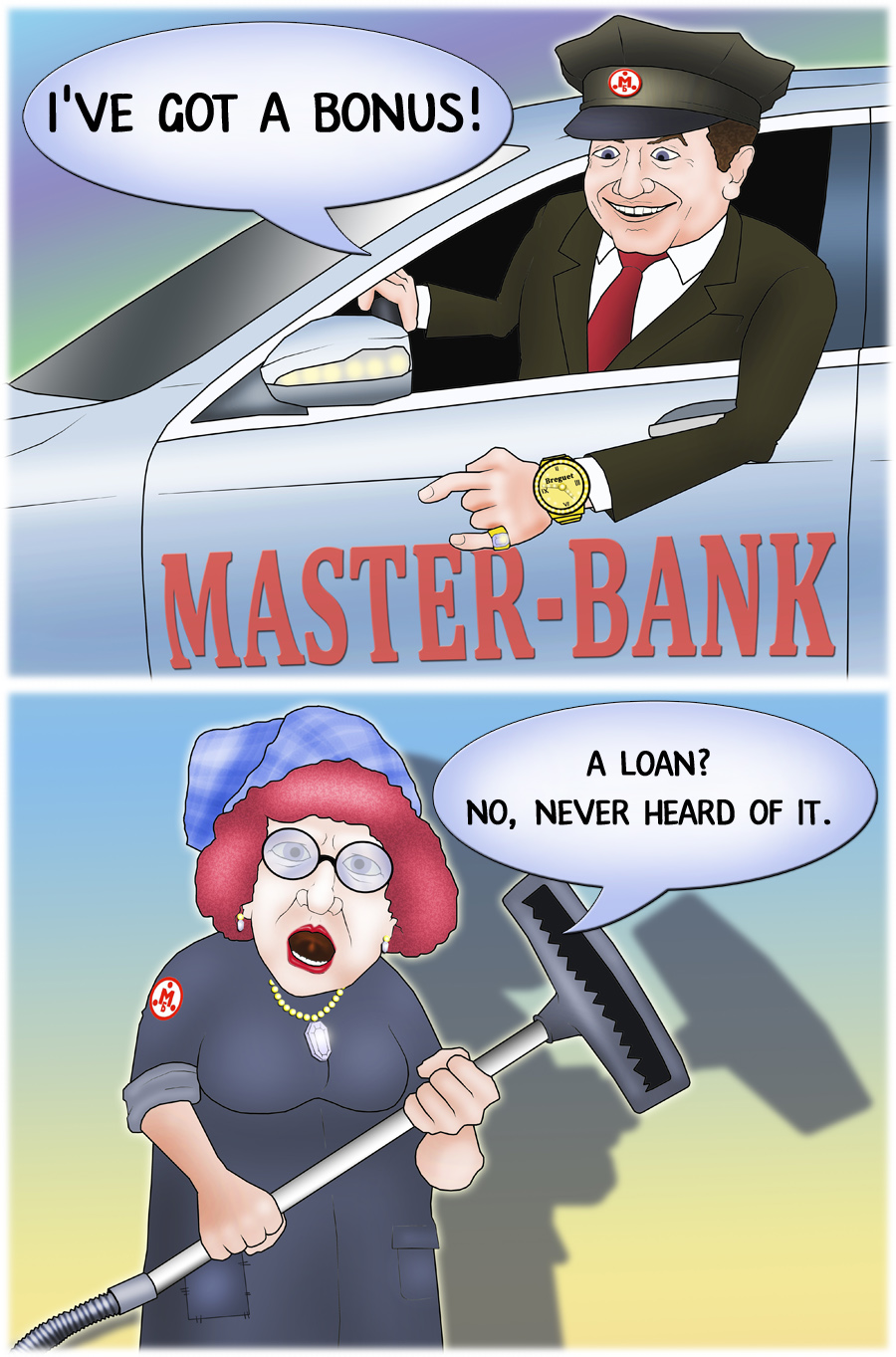 Master Bank launders money with help of cleaners