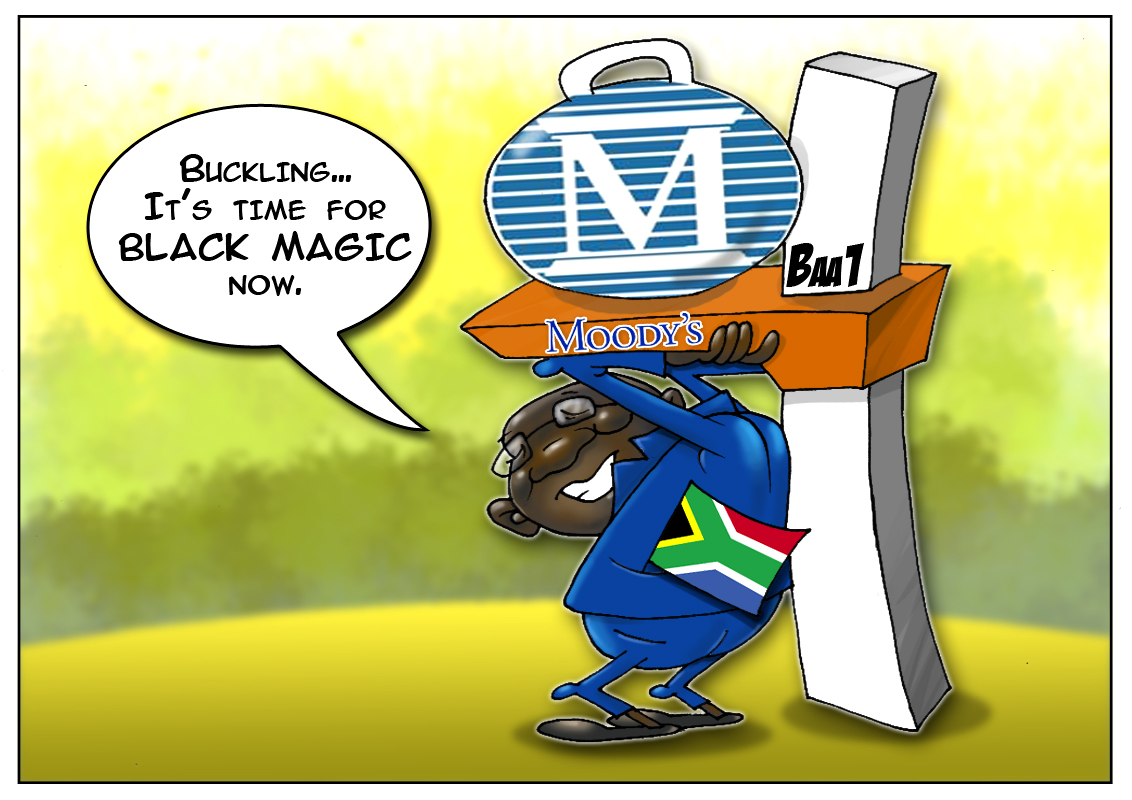 Moody’s: South Africa is losing its attraction for investors