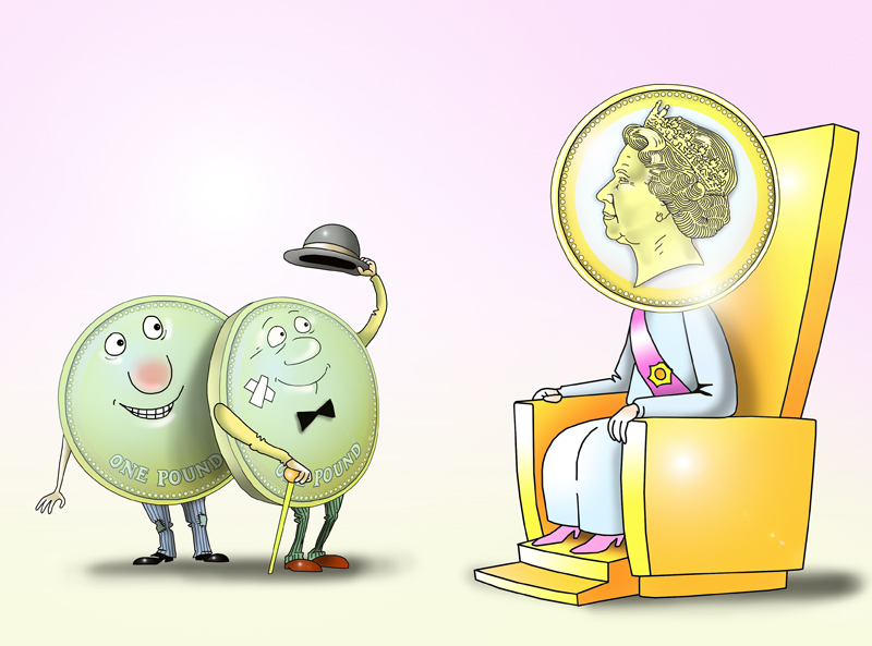 UK to introduce new 1-pound coin 