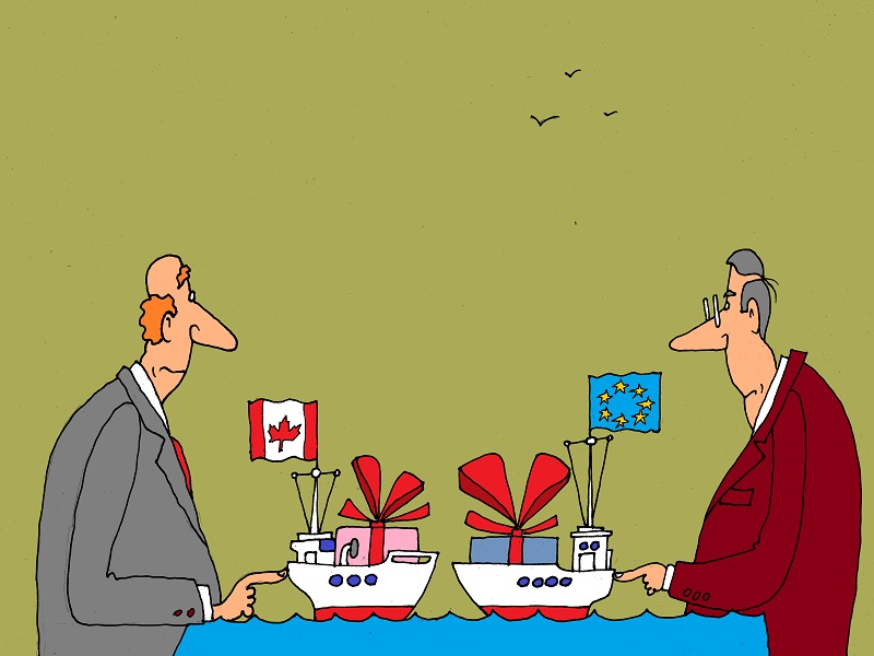 Евросоюз подписал торговое соглашение с Канадой