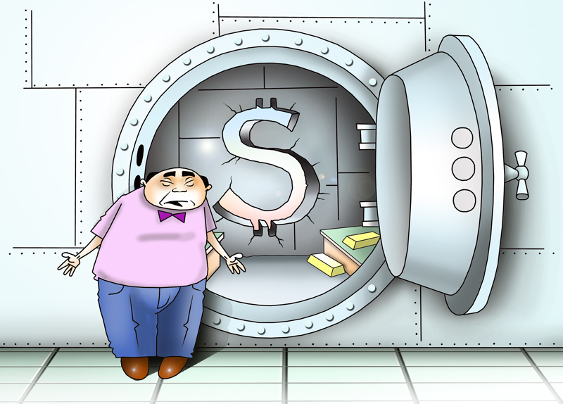 Золотовалютные резервы Китая серьезно пострадали