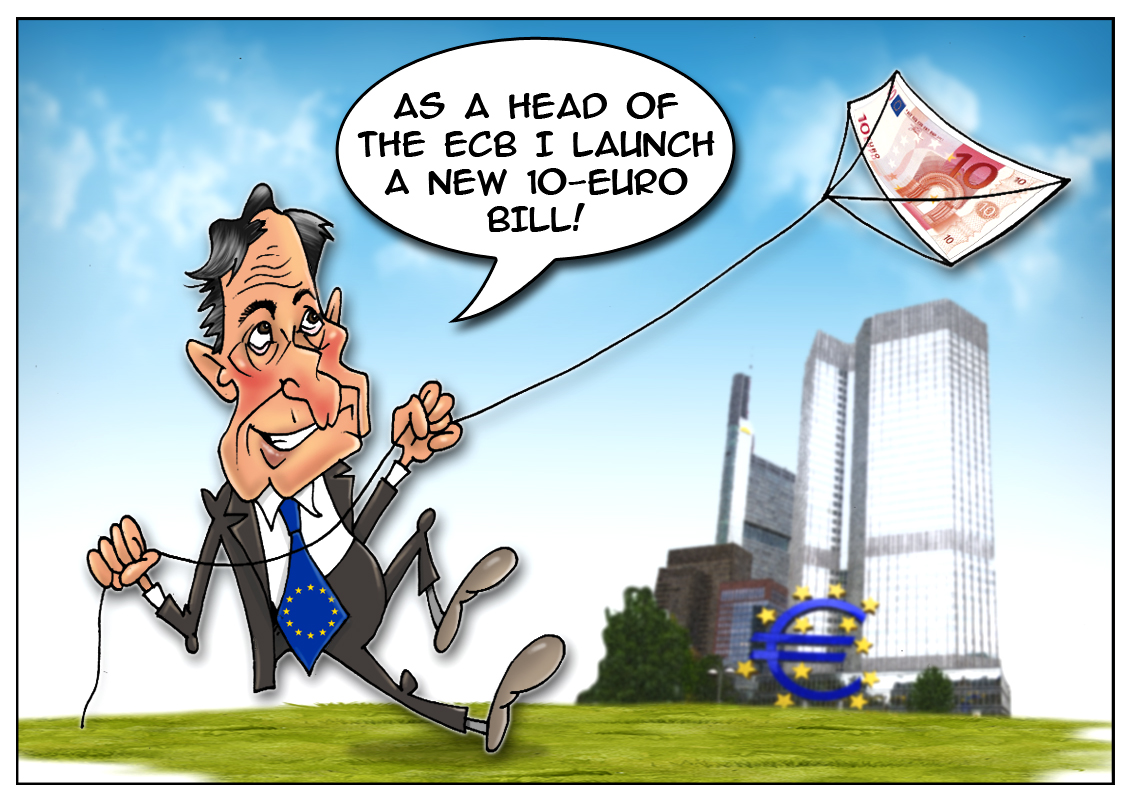 ECB introduces new 10-euro banknote
