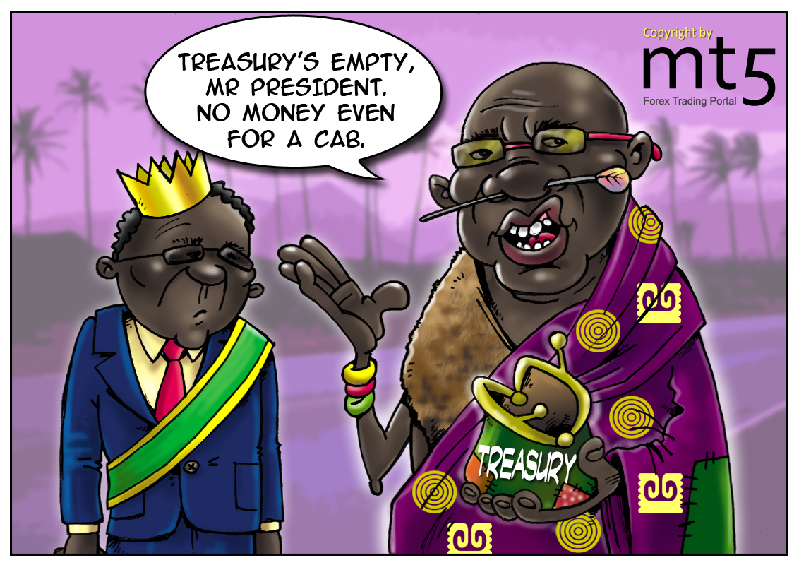 Departemen Keuangan Zimbabwe hanya memiliki $217 yang tersisa