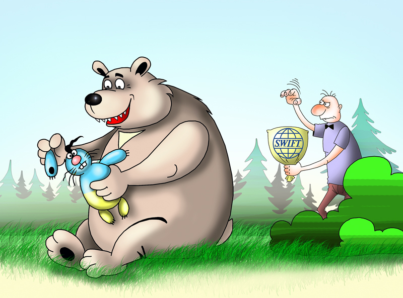 UK wants EU to block Russia from SWIFT banking network