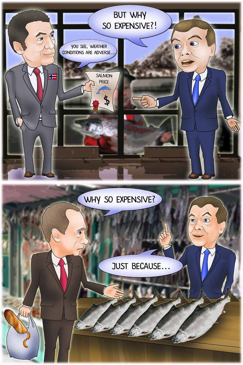 Norwegian salmon prices hit 10-year high