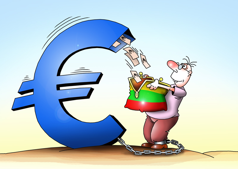 Lithuania gets euro bills in preparations for euro adoption