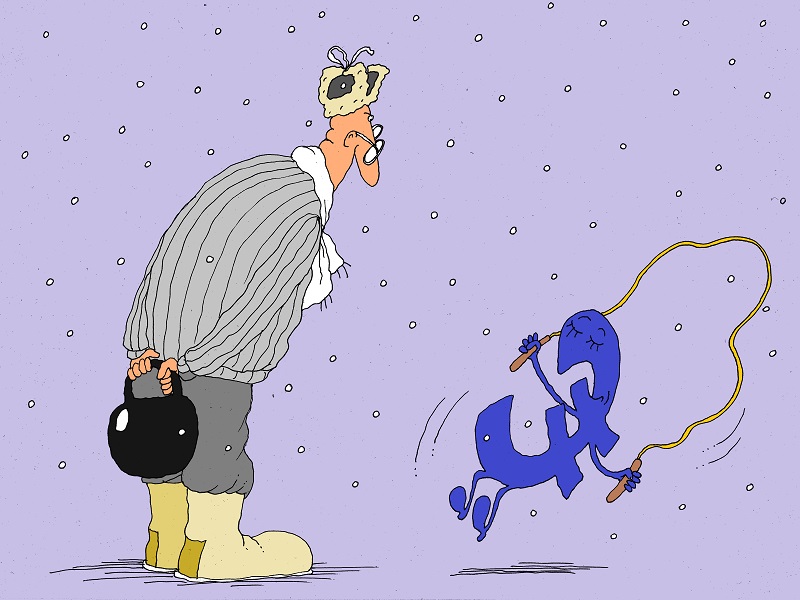 Official euro exchange rate drops below 70 rubles