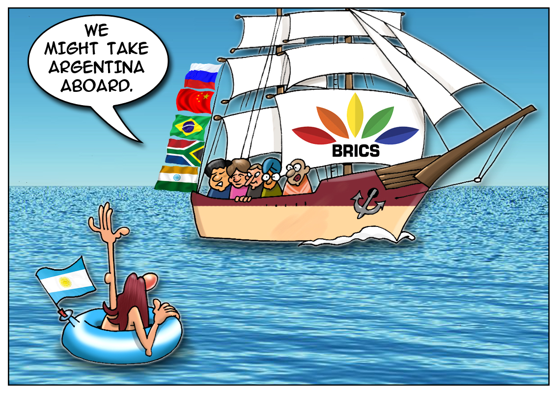 BRICS showing growing consensus to have Argentina