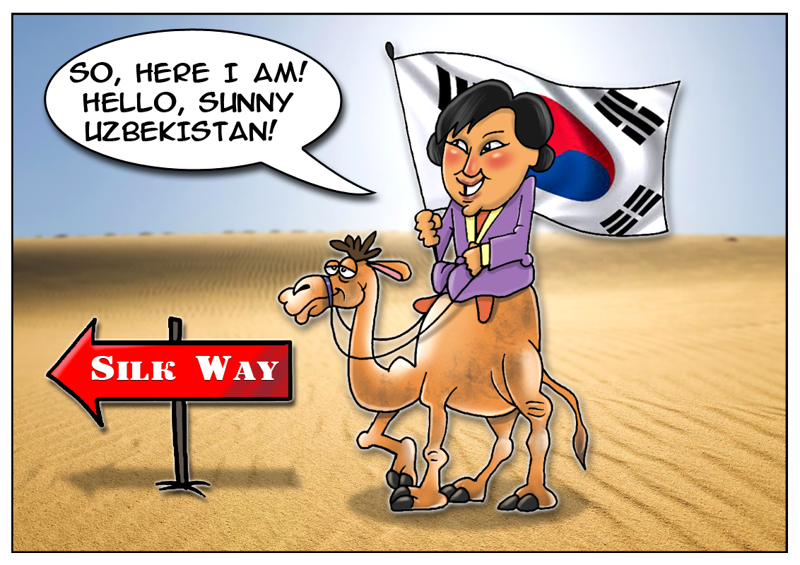 South Korean President visits central Asian countries