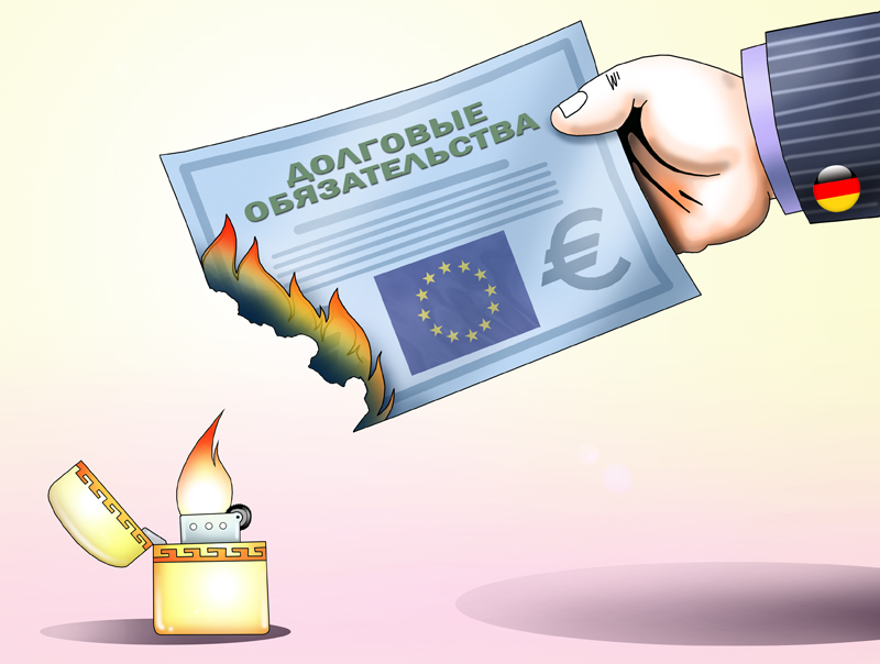 Германия готова списать часть долгов Греции