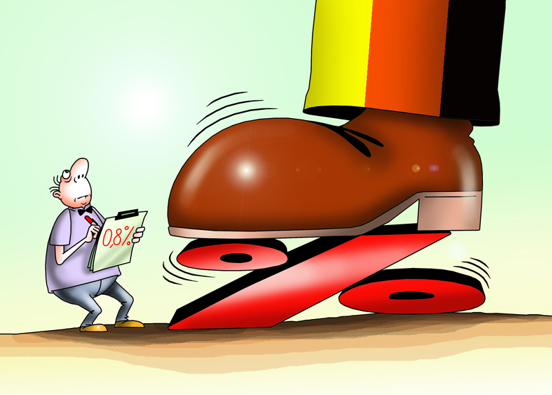 Germany October inflation rate at 0.8%