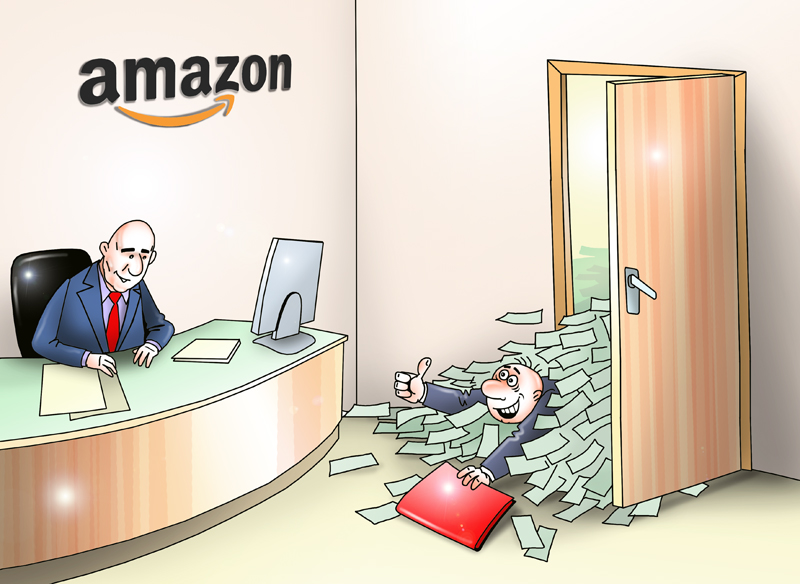 Amazon увеличила прибыль в четыре раза