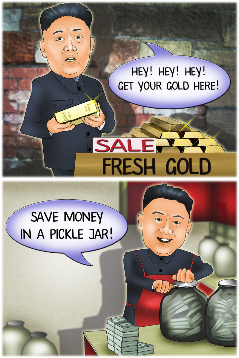 North Korea sells off its gold reserves