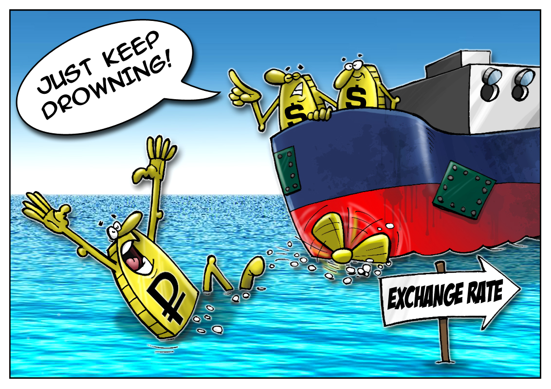 New historical lows for Russian ruble