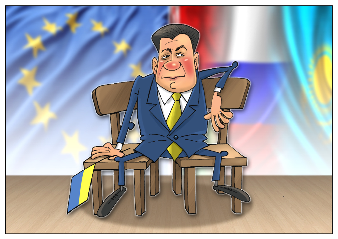 Ukraine tries to keep a foot in both worlds