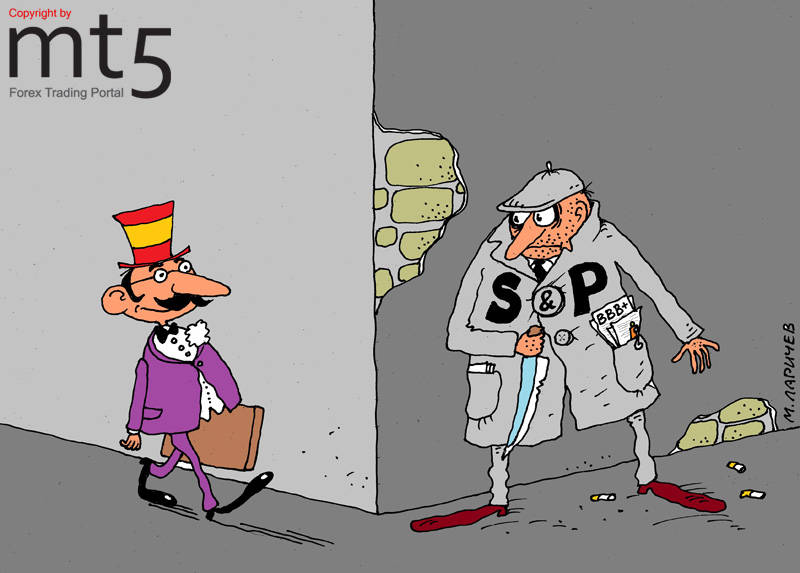 Peringkat 8 Bank Turun di Spanyol