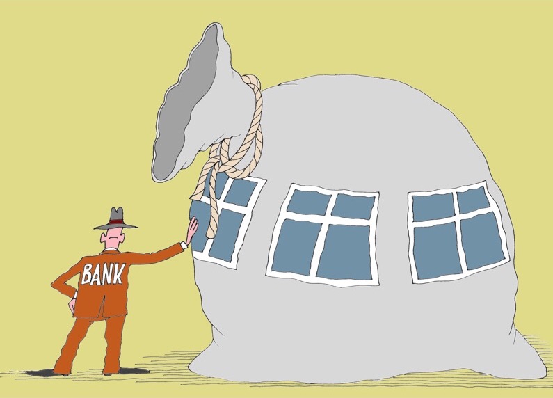 В США растет число пустующих домов, принадлежащих банкам