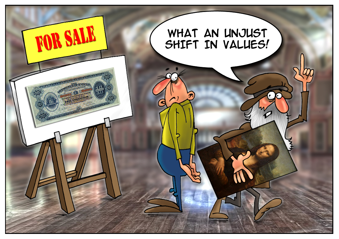 1st Australian banknote auctioned off for A$ 3.5 mln. Any other bids? 