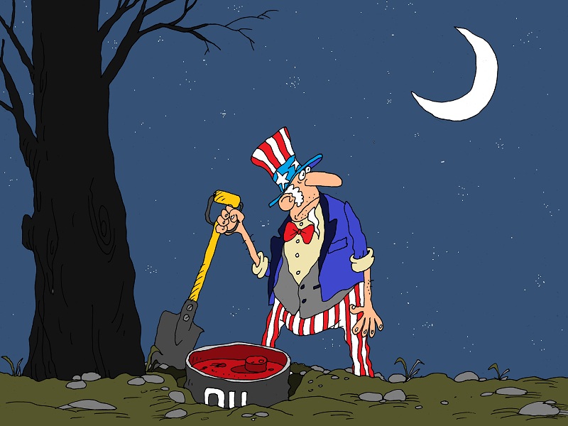 United States say oil sales and Ukraine crisis not connected