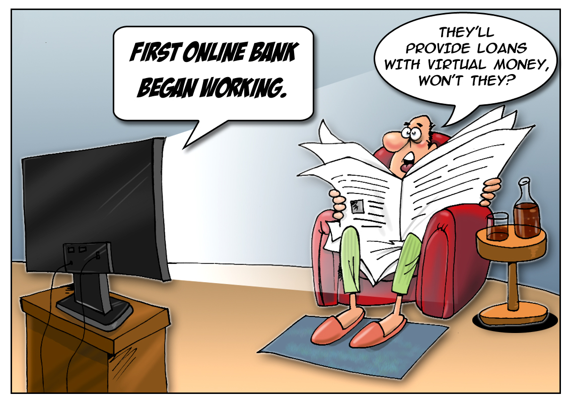 First online bank starts working