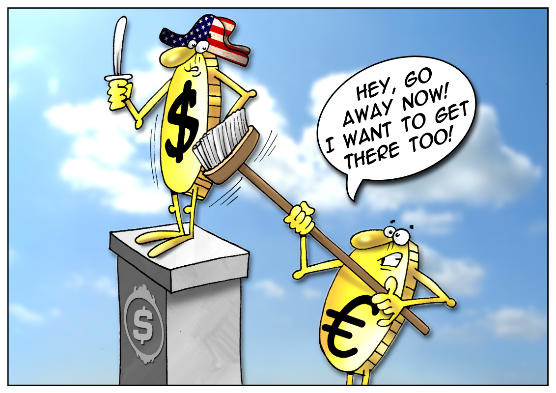 Central banks find euro no longer attractive