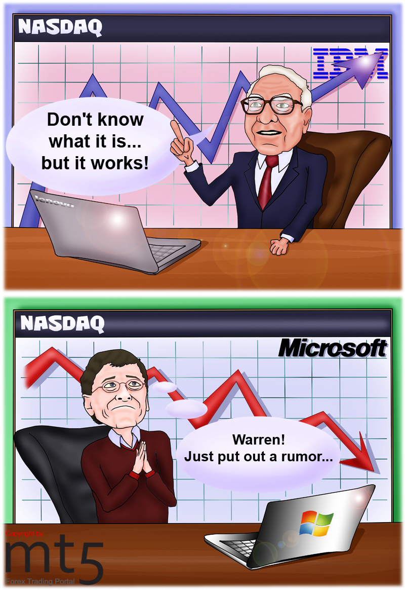 Warren Buffet Telah Membeli Saham IBM 10 Milyar Dollar secara Rahasia