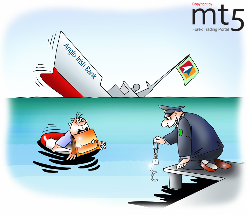 Irlandia : Mantan top manajer bank nasional ditangkap