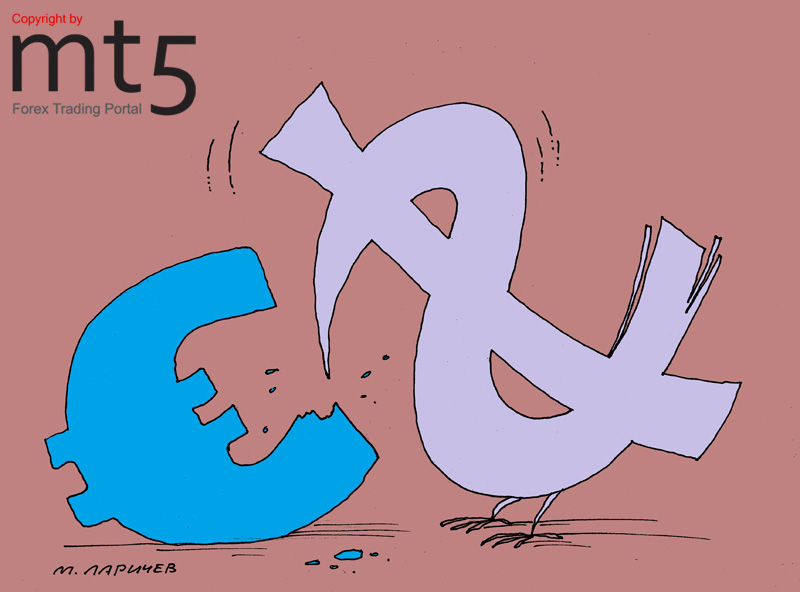 Euro telah turun melawan dolar selama lima hari