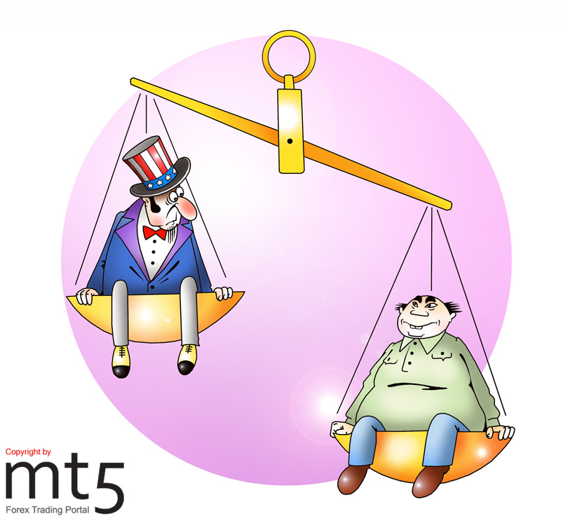 Pendapatan Deputi Amerika dan Cina Dibandingkan