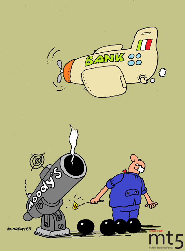 Moody's понизило рейтинги 13 итальянских банков
