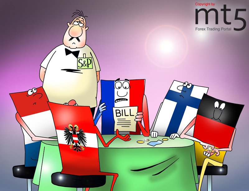 S&P akan Menurunkan Peringkat 15 Negara Area Euro