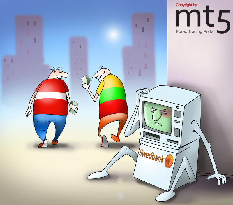 Swedbank menghadapi 54 Juta Penarikan