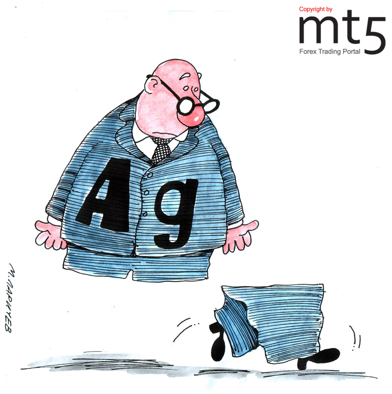 Record silver price downfall since 1983