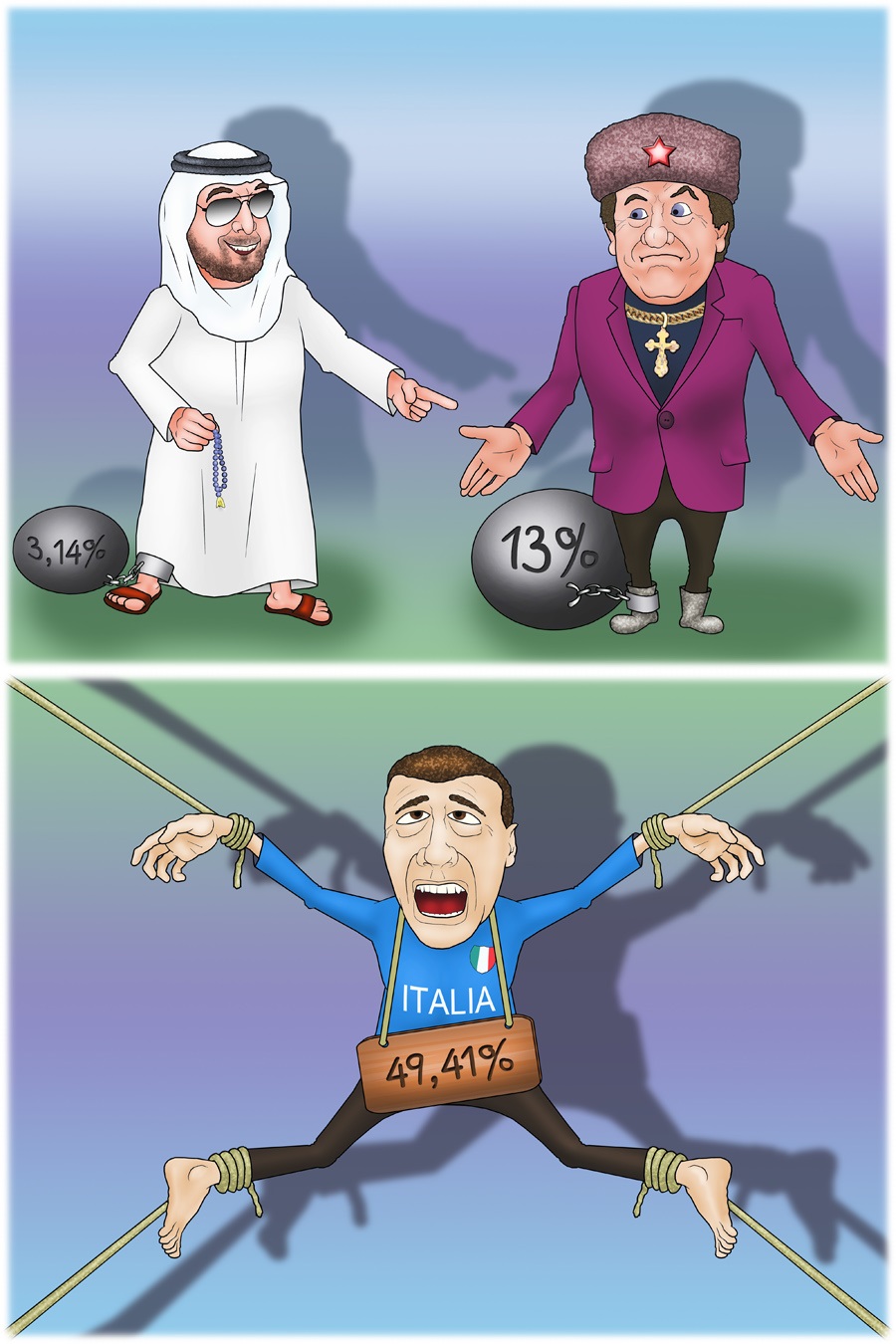 Russia outstrips Saudi Arabia in taxes for the rich