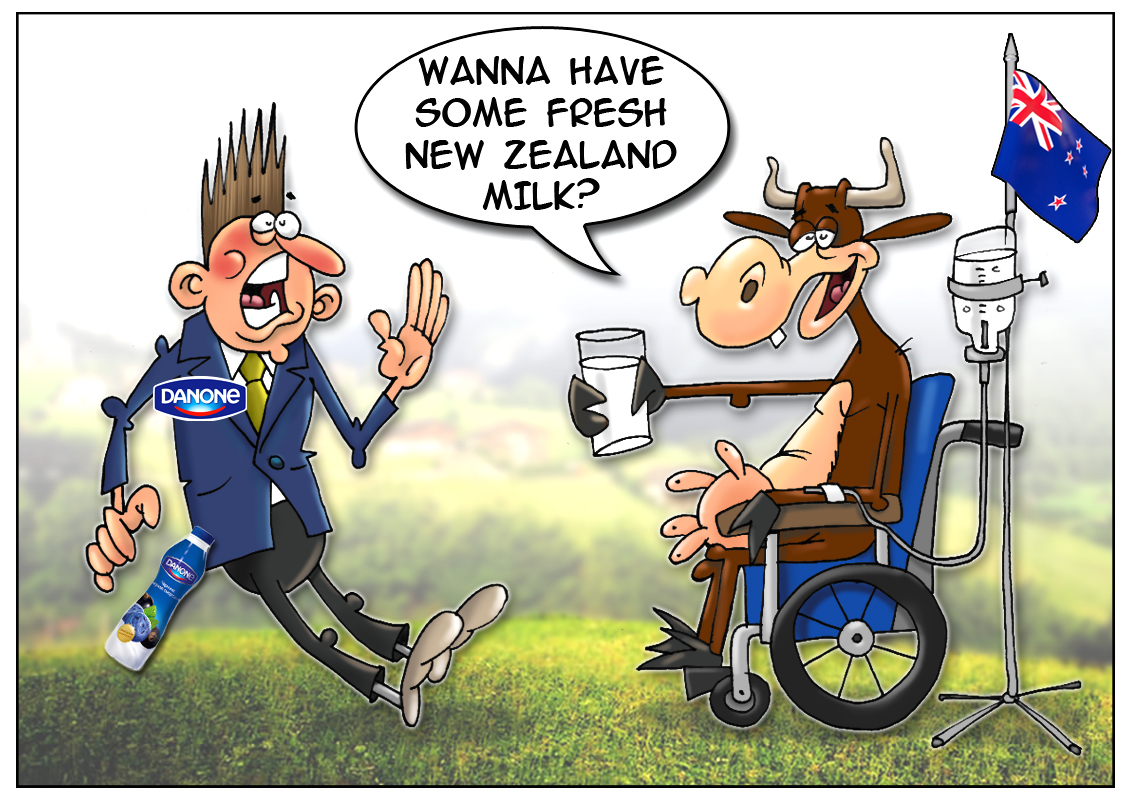 Danone profit drops for the first time in decade