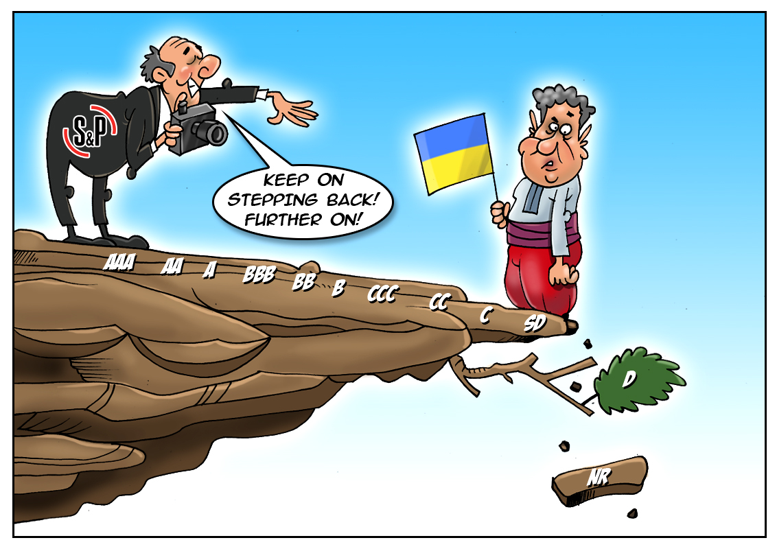 S&amp;P lowers Ukraine&rsquo;s foreign currency rating from 'CC' to 'SD'