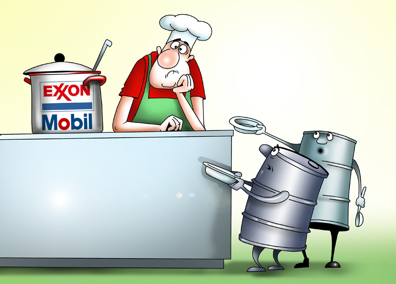 Нефтяная ExxonMobil потеряла 49% прибыли