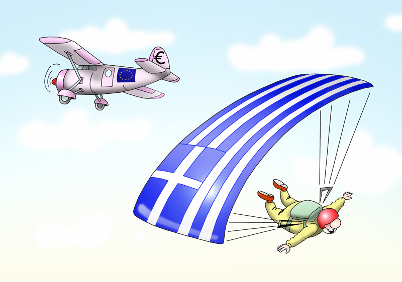 СМИ узнали о согласии Германии на выход Греции из еврозоны