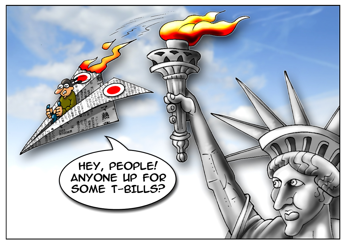 China and Japan cut holdings of U.S. Treasuries 