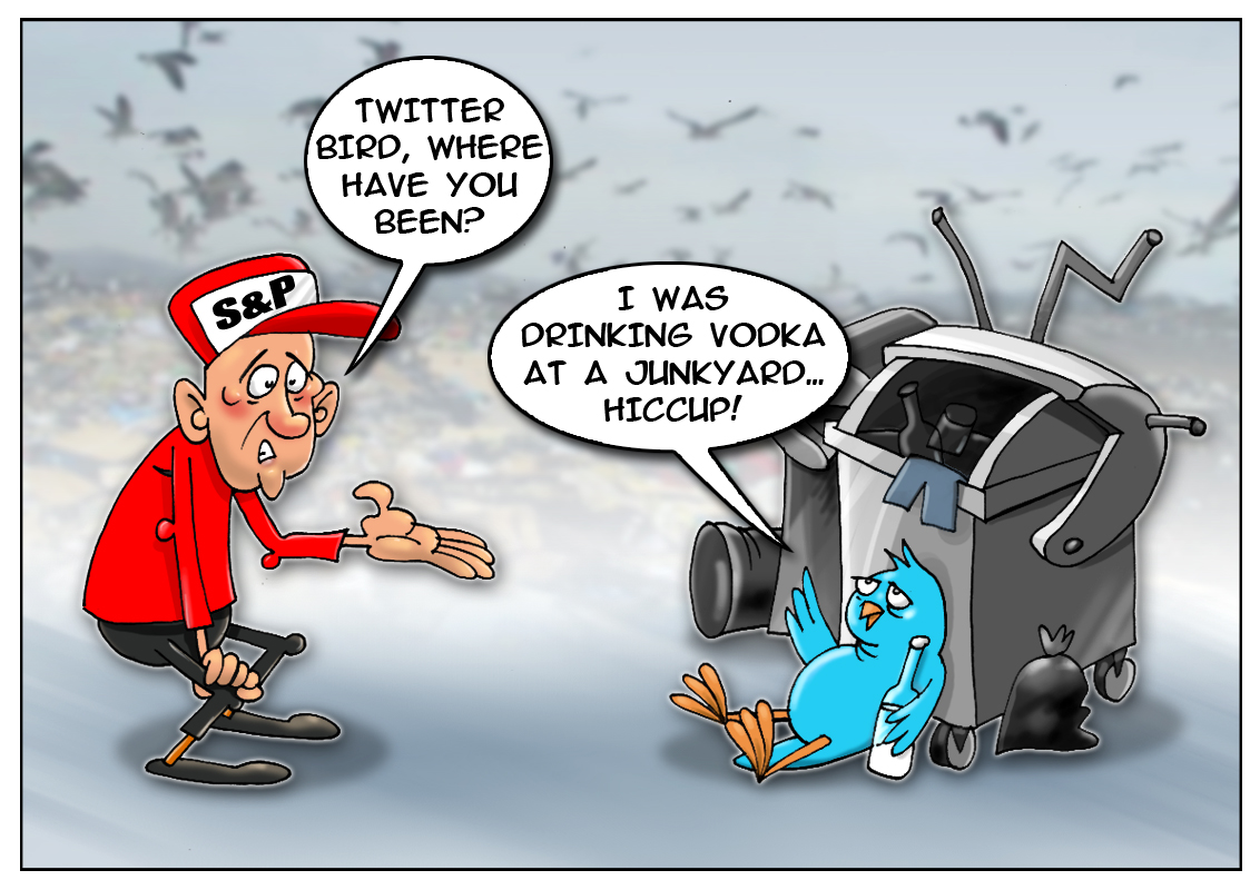 S&amp;P assigns BB- CCR to Twitter