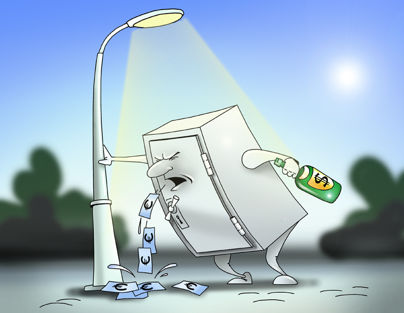 Евро теряет статус резервной валюты