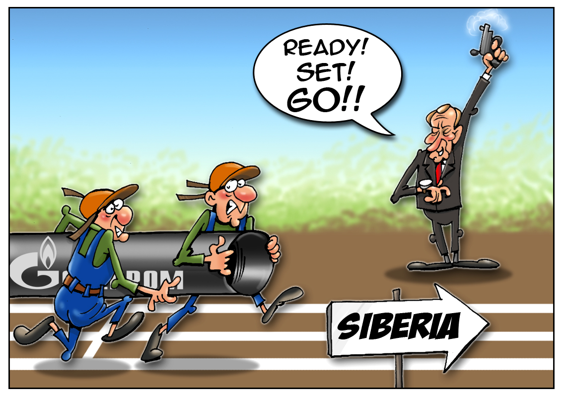Putin launches Power of Siberia construction