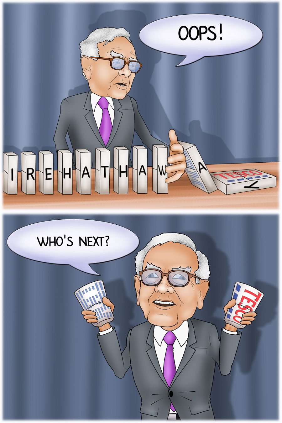 Warren Buffet lost $1 bln
