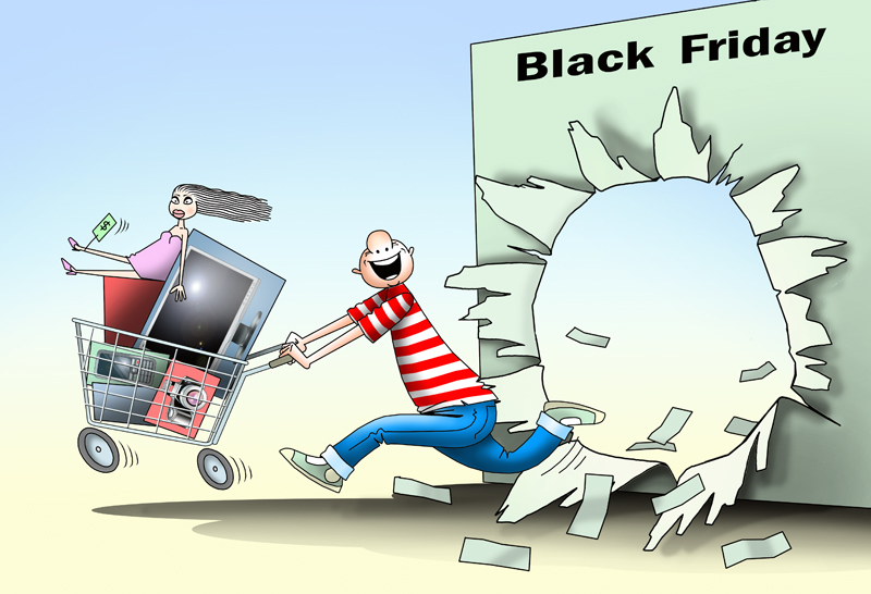 В «черную пятницу» отмечен рекордный рост продаж в США