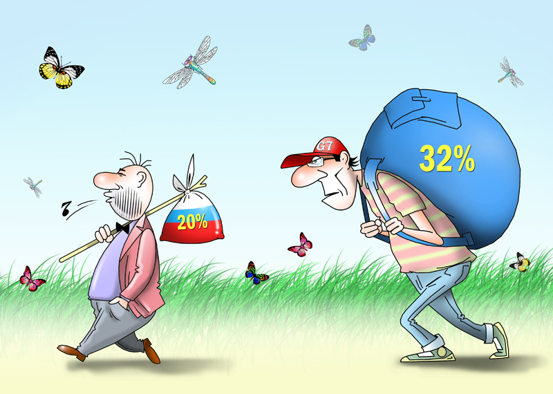 В России и Британии самый низкий налог на прибыль