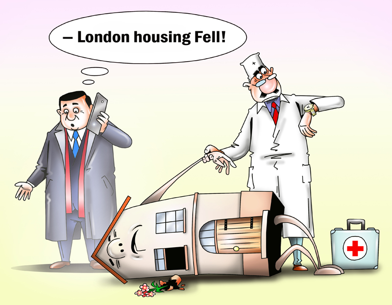 Harga rumah London turun dengan laju paling cepat dalam 8 tahun terakhir pada April
