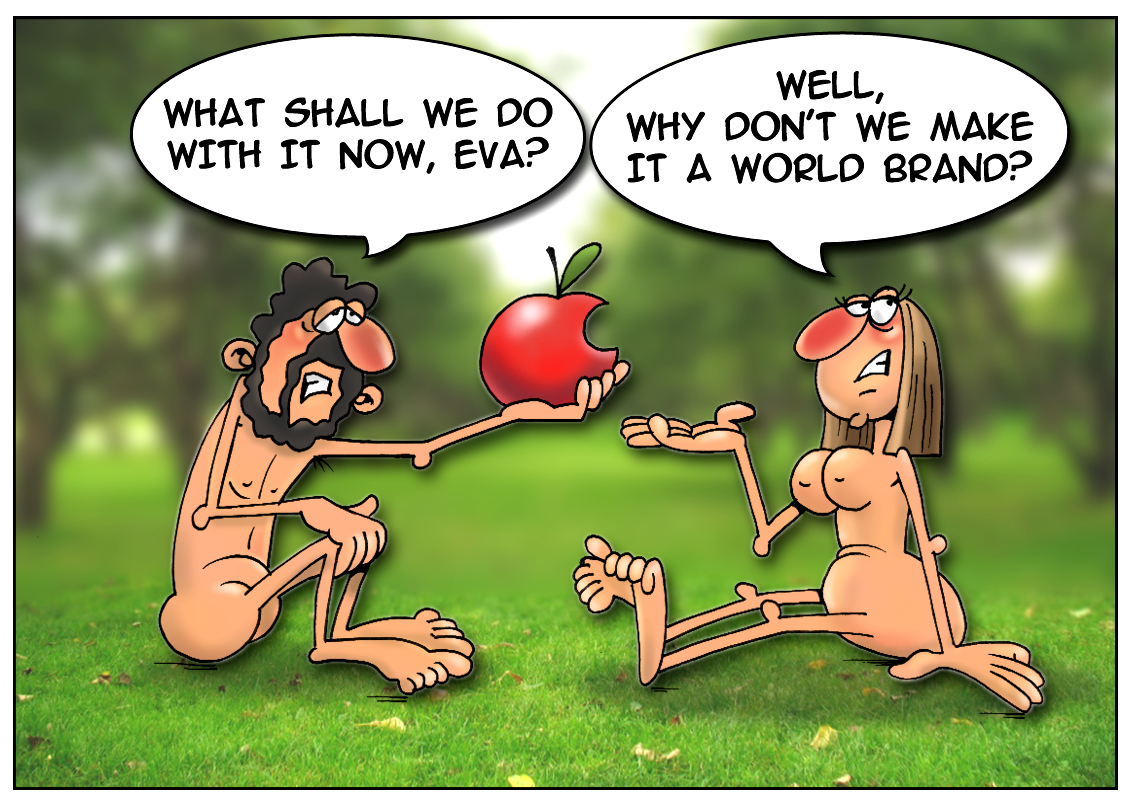 Apple comes up in the world