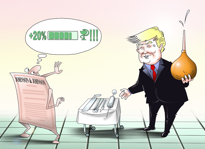 Johnson &amp; Johnson может выиграть от плана Трампа