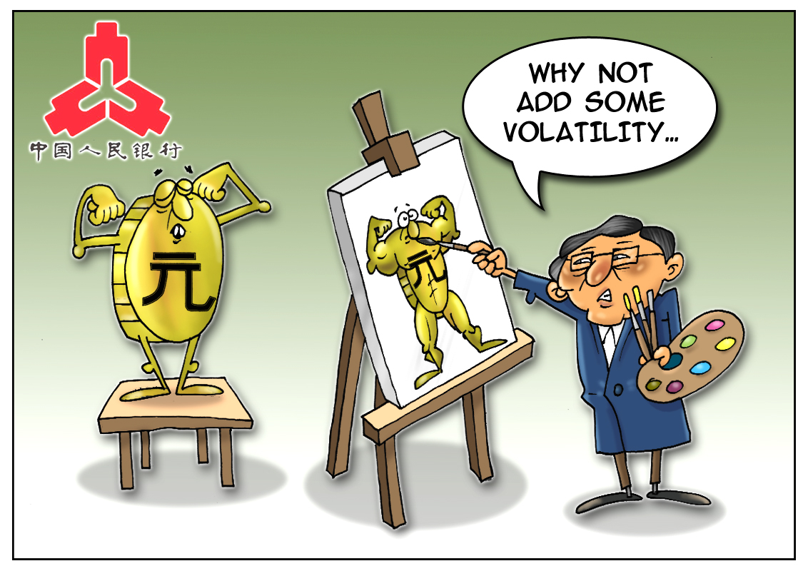 China injects more volatility into yuan